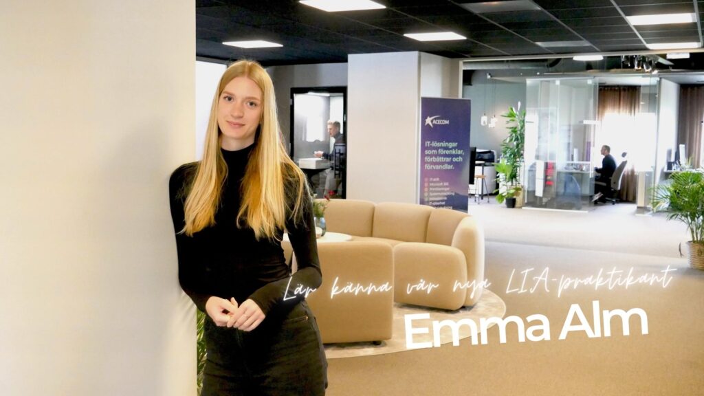 Framtidens kodare är här – lär känna vår nya LIA-praktikant Emma Alm
