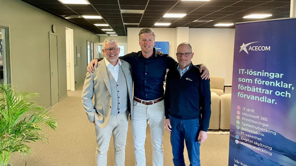 Aderian Group förvärvar Acecom – stärker sin närvaro i Mälardalen